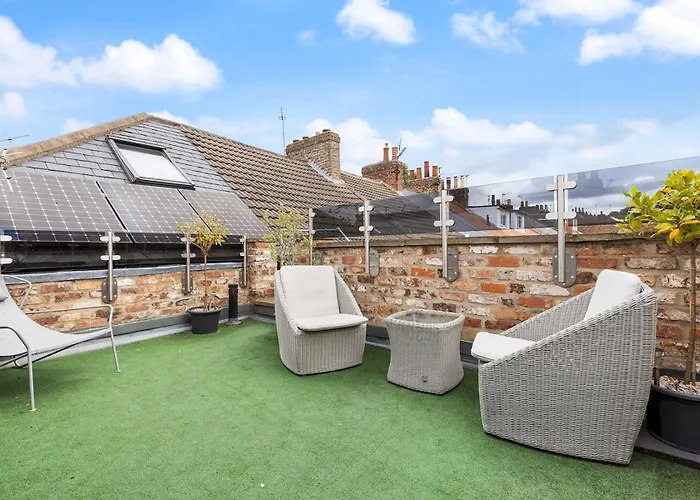 The Terrace - Beautiful 1-bed With Roof Terrace Pass The Keys York